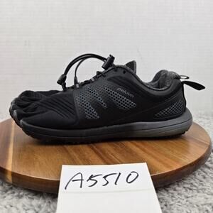 Peluva Men 8 Strand ATR 5-Toe Black Gray Gym Minimalist Barefoot Trail Hike Shoe